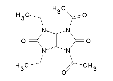 1,3-diacetyl-4,6-diethyltetrahydroimidazo[4,5-d]imidazole-2,5(1H,3H)-dione