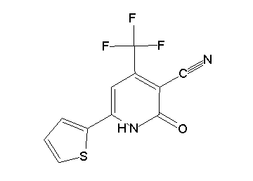 2-oxo-6-(2-thienyl)-4-(trifluoromethyl)-1,2-dihydro-3-pyridinecarbonitrile - Click Image to Close