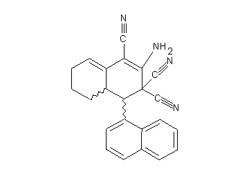 3-amino-6,7,8,8a-tetrahydro-1,1'-binaphthalene-2,2,4(1H)-tricarbonitrile