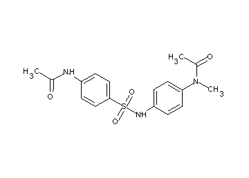 N-[4-({[4-(acetylamino)phenyl]sulfonyl}amino)phenyl]-N-methylacetamide - Click Image to Close