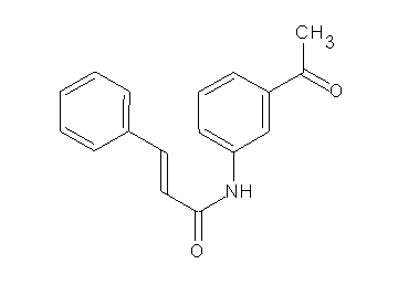 N-(3-acetylphenyl)-3-phenylacrylamide - Click Image to Close