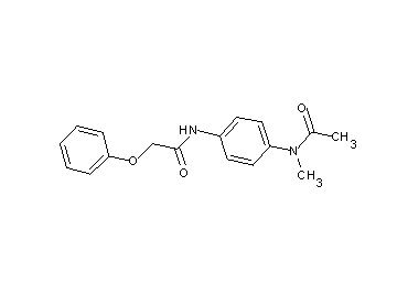 N-{4-[acetyl(methyl)amino]phenyl}-2-phenoxyacetamide - Click Image to Close