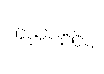 4-(2-benzoylhydrazino)-N-(2,4-dimethylphenyl)-4-oxobutanamide - Click Image to Close