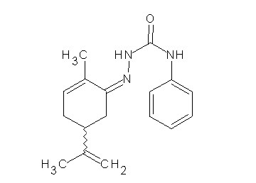 5-isopropenyl-2-methyl-2-cyclohexen-1-one N-phenylsemicarbazone - Click Image to Close