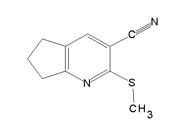 2-(methylsulfanyl)-6,7-dihydro-5H-cyclopenta[b]pyridine-3-carbonitrile