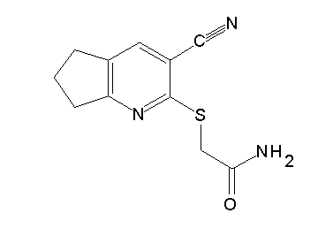 2-[(3-cyano-6,7-dihydro-5H-cyclopenta[b]pyridin-2-yl)sulfanyl]acetamide - Click Image to Close
