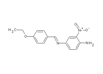 N4-(4-ethoxybenzylidene)-2-nitro-1,4-benzenediamine