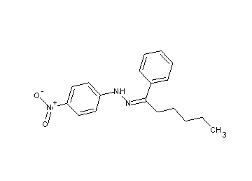1-(4-nitrophenyl)-2-(1-phenylhexylidene)hydrazine