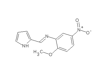 (2-methoxy-5-nitrophenyl)(1H-pyrrol-2-ylmethylene)amine - Click Image to Close
