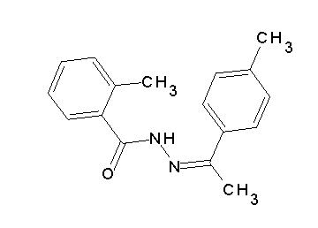 2-methyl-N'-[1-(4-methylphenyl)ethylidene]benzohydrazide - Click Image to Close