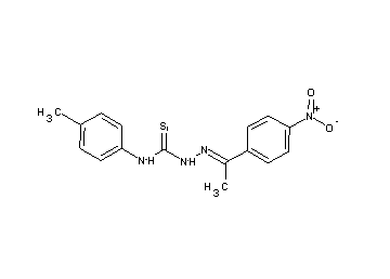 1-(4-nitrophenyl)ethanone N-(4-methylphenyl)thiosemicarbazone - Click Image to Close