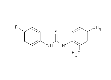 N-(2,4-dimethylphenyl)-N'-(4-fluorophenyl)thiourea - Click Image to Close