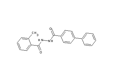 N'-(2-methylbenzoyl)-4-biphenylcarbohydrazide - Click Image to Close