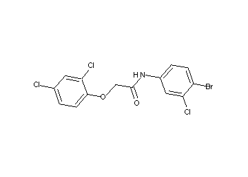 N-(4-bromo-3-chlorophenyl)-2-(2,4-dichlorophenoxy)acetamide - Click Image to Close