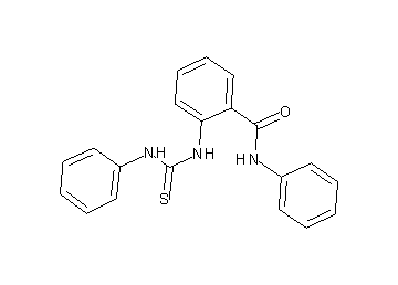 2-[(anilinocarbonothioyl)amino]-N-phenylbenzamide - Click Image to Close