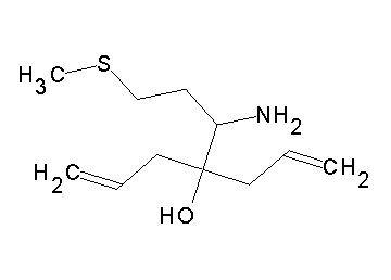 4-[1-amino-3-(methylsulfanyl)propyl]-1,6-heptadien-4-ol - Click Image to Close