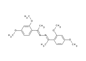 bis[1-(2,4-dimethoxyphenyl)ethylidene]hydrazine - Click Image to Close