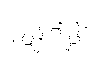 4-[2-(4-chlorobenzoyl)hydrazino]-N-(2,4-dimethylphenyl)-4-oxobutanamide