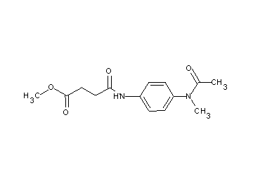methyl 4-({4-[acetyl(methyl)amino]phenyl}amino)-4-oxobutanoate - Click Image to Close