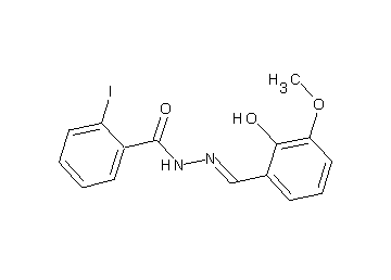 N'-(2-hydroxy-3-methoxybenzylidene)-2-iodobenzohydrazide - Click Image to Close