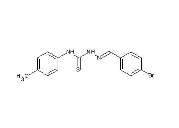 4-bromobenzaldehyde N-(4-methylphenyl)thiosemicarbazone - Click Image to Close