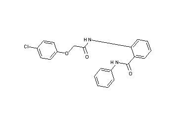 2-{[(4-chlorophenoxy)acetyl]amino}-N-phenylbenzamide - Click Image to Close