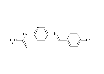 N-{4-[(4-bromobenzylidene)amino]phenyl}acetamide - Click Image to Close