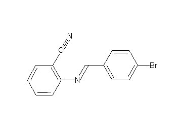 2-[(4-bromobenzylidene)amino]benzonitrile - Click Image to Close