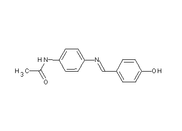 N-{4-[(4-hydroxybenzylidene)amino]phenyl}acetamide - Click Image to Close