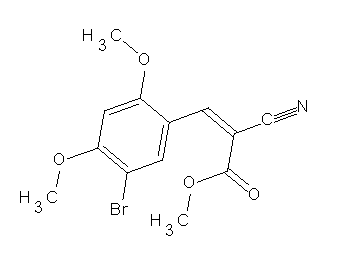 methyl 3-(5-bromo-2,4-dimethoxyphenyl)-2-cyanoacrylate - Click Image to Close