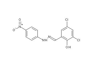 2,4-dichloro-6-[2-(4-nitrophenyl)carbonohydrazonoyl]phenol - Click Image to Close