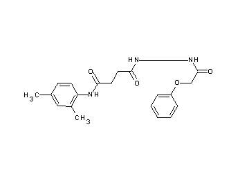 N-(2,4-dimethylphenyl)-4-oxo-4-[2-(phenoxyacetyl)hydrazino]butanamide
