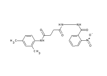 N-(2,4-dimethylphenyl)-4-[2-(2-nitrobenzoyl)hydrazino]-4-oxobutanamide - Click Image to Close