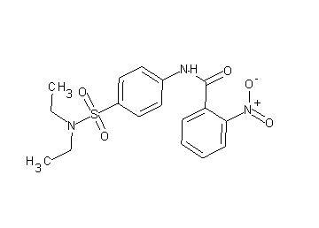 N-{4-[(diethylamino)sulfonyl]phenyl}-2-nitrobenzamide
