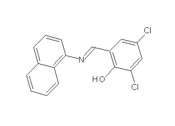 2,4-dichloro-6-[(1-naphthylimino)methyl]phenol - Click Image to Close