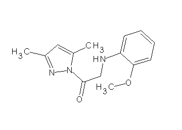 N-[2-(3,5-dimethyl-1H-pyrazol-1-yl)-2-oxoethyl]-2-methoxyaniline - Click Image to Close