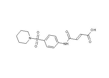4-oxo-4-{[4-(1-piperidinylsulfonyl)phenyl]amino}-2-butenoic acid - Click Image to Close