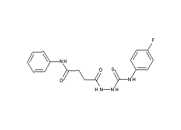4-(2-{[(4-fluorophenyl)amino]carbonothioyl}hydrazino)-4-oxo-N-phenylbutanamide - Click Image to Close