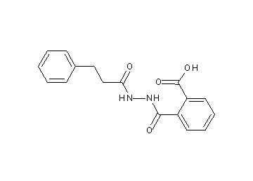 2-{[2-(3-phenylpropanoyl)hydrazino]carbonyl}benzoic acid - Click Image to Close