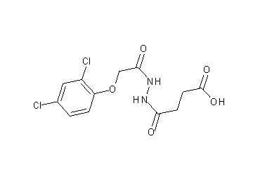 4-{2-[(2,4-dichlorophenoxy)acetyl]hydrazino}-4-oxobutanoic acid - Click Image to Close