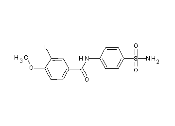 N-[4-(aminosulfonyl)phenyl]-3-iodo-4-methoxybenzamide - Click Image to Close