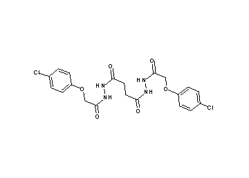 N'1,N'4-bis[(4-chlorophenoxy)acetyl]succinohydrazide - Click Image to Close