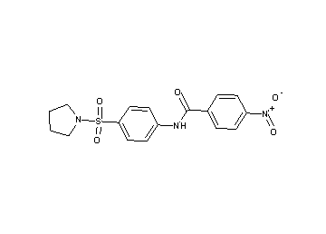 4-nitro-N-[4-(1-pyrrolidinylsulfonyl)phenyl]benzamide - Click Image to Close