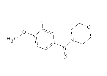 4-(3-iodo-4-methoxybenzoyl)morpholine