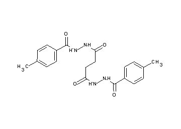 N'1,N'4-bis(4-methylbenzoyl)succinohydrazide