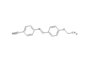 4-[(4-ethoxybenzylidene)amino]benzonitrile