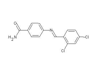 4-[(2,4-dichlorobenzylidene)amino]benzamide - Click Image to Close