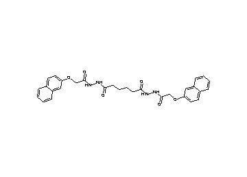 N'1,N'6-bis[(2-naphthyloxy)acetyl]hexanedihydrazide - Click Image to Close