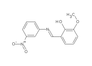 2-methoxy-6-{[(3-nitrophenyl)imino]methyl}phenol - Click Image to Close