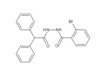 2-bromo-N'-(diphenylacetyl)benzohydrazide